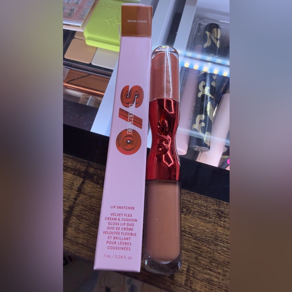 One/size Lip Snatcher Velvet Flex Cream & Cushion Gloss Lip Duo Mutha Starrr